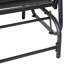 Outdoor Abadie Rocking Metal Bench-1329126811