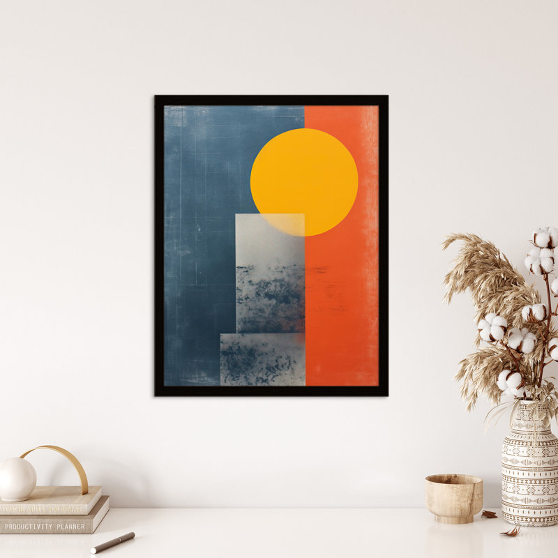 Mustard On Steel - Single Picture Frame Print