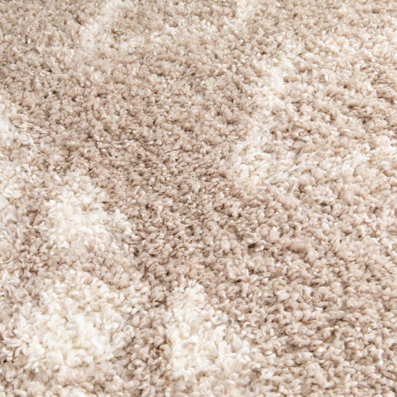 Dale Geometric Shag Area Rug, Rectangle 80 x 150cm