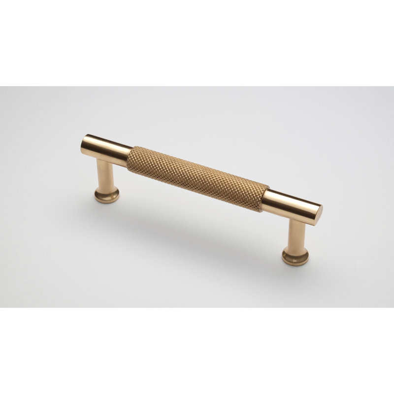 Pamplona 9.6 cm centre Bar Handle, Polished Brass
