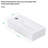 White Ceramic Wall Mount Bathroom Sink - 14.4X7.13 Inch Rectangular, Stain , Low Water Absorption, Acid Resistance, Modern Attractiveness With Faucet Hole Rectangular Sink, Stain-, Absorption