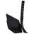  Tiller Plough Attachment Black Metal Medium