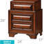 Table de chevet de charme avec façades courbées-801667939