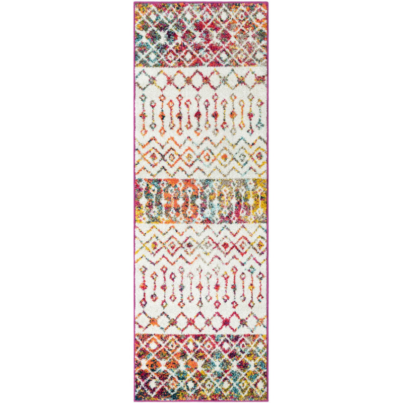Abstract Indoor Rug, Runner 2' x 6'