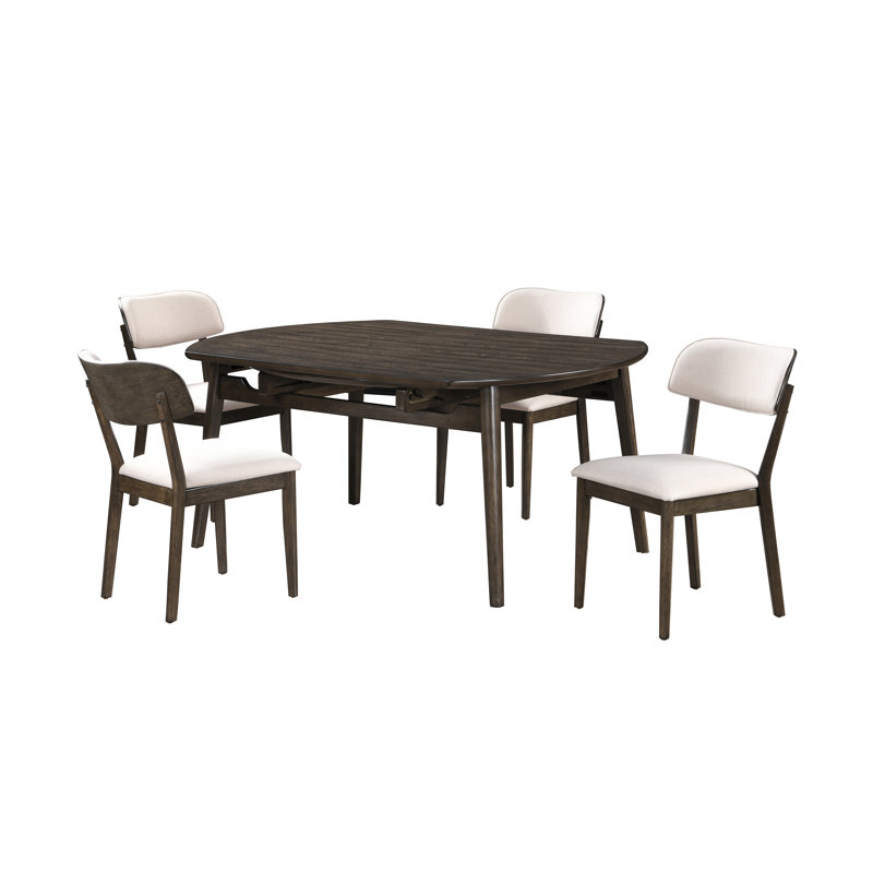 Ensemble de salle à manger Tennyson, 5 pièces: table, 4 chaises