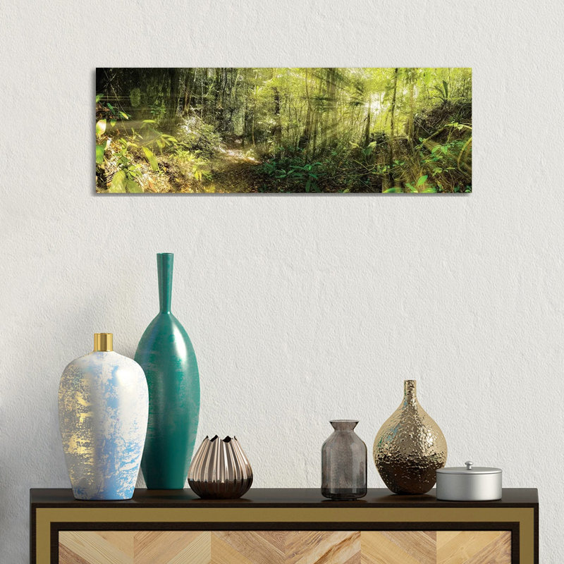Tropical Forest XI by Glauco Meneghelli - Wrapped Canvas Panoramic Print, 30.48cm H x 91.44cm W x 1.9cm D