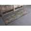 Tapis de couloir turc rétro beige pour la décoration intérieure - idéal pour un dortoir de cuisine avec un patchwork rétro