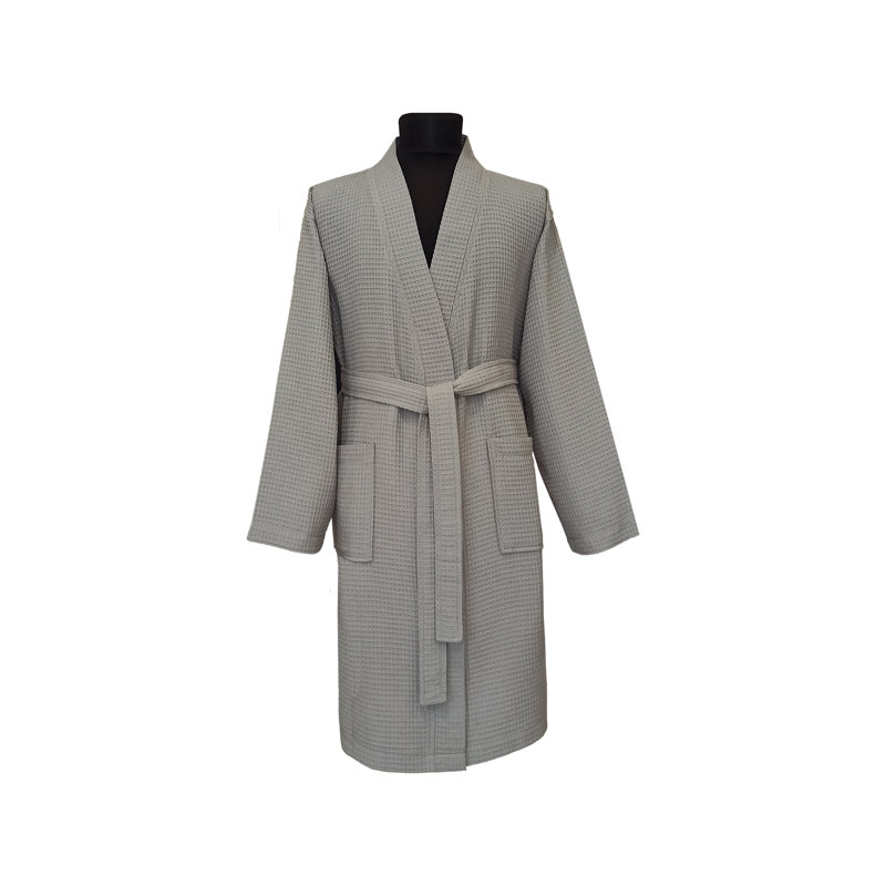 Boucles de peignoir kimono Brenna, L / XL, Gris