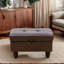 Repose-pieds en cuir Sharinda-1377780409