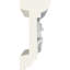 Rail de chaise floral 3 3 H 8 po x P 1 3/8 po x L 94 1/2 po (paquet de 2)
