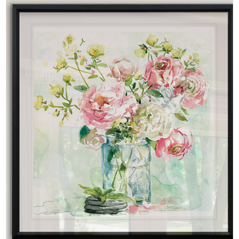 « asbury jardin belle bouquet i », reproduction encadrée, H 26,5 po x l 26,5 po x P 1,5 po