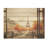 Rustic Eiffel Tower Paris Window View III - City Paris On Wood Print-802303406