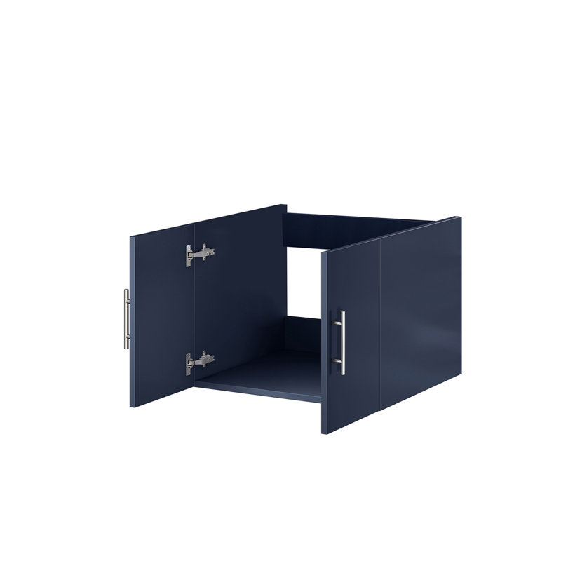 Meuble-lavabo de salle de bain (armoire seulement), 23" W, Navy Blue