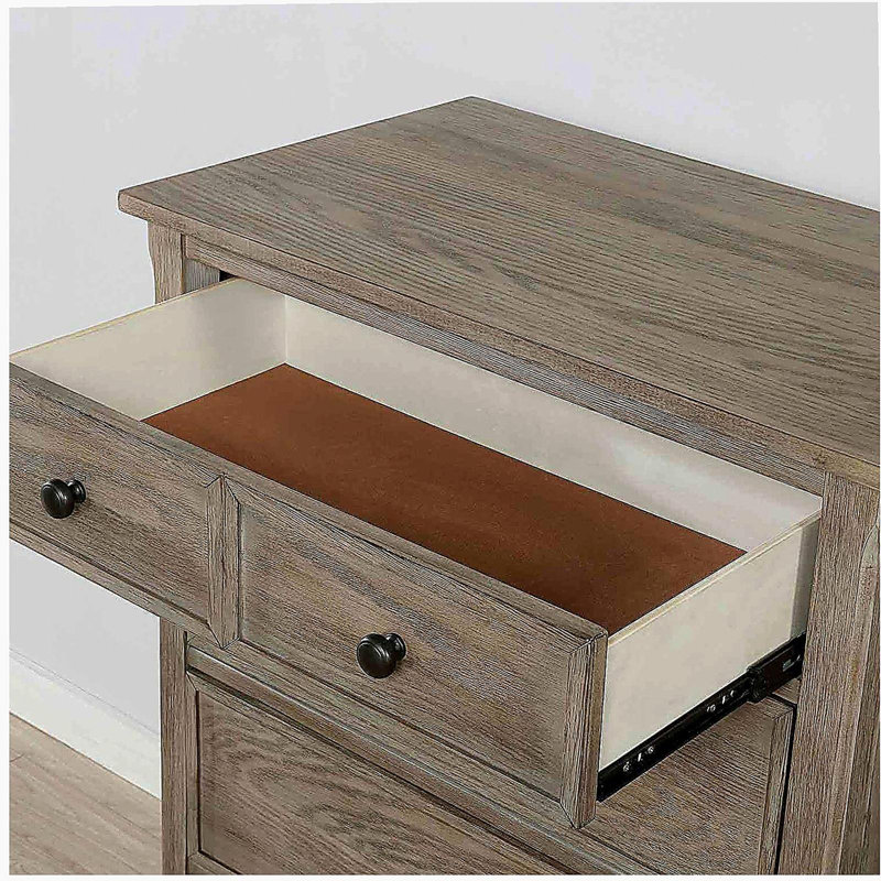 Mobilier de chambre à coucher brossé à fil métallique gris chaud 1 pièce