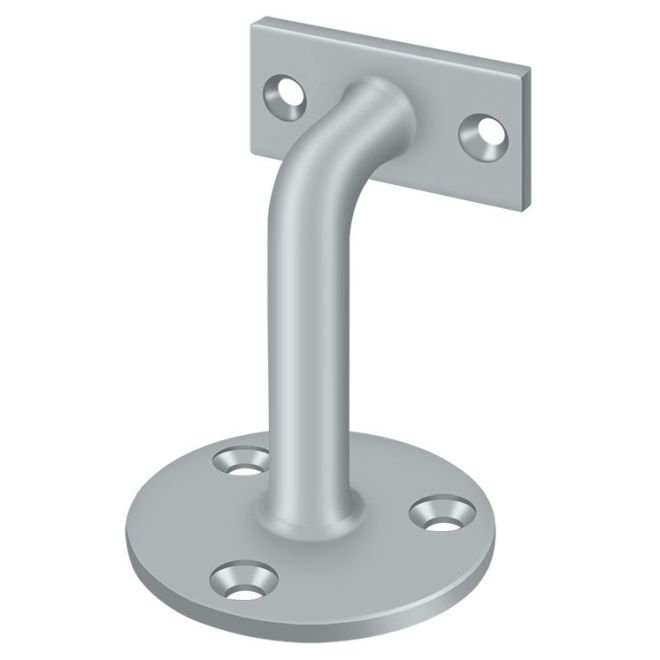 3" Projection Hand Rail Brackets, Brushed Chrome