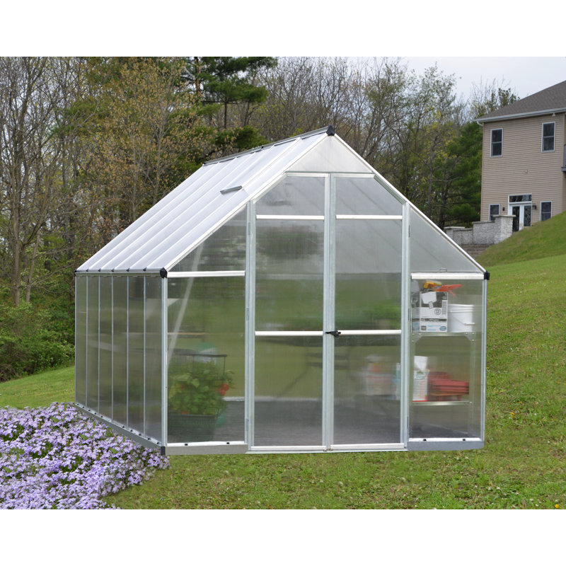 Palram - Canopia Essence 95.4 in W Hobby Greenhouse, 91" H x 95.4" W x 144" D