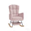 Fauteuil berçant rose
