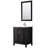 Daria 30'' Single Bathroom Vanity with Marble Top with Mirror-97873286-97873288