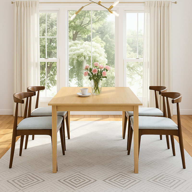 Ensemble de table de salle à manger avec 4 chaises