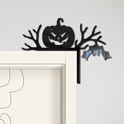 Halloween 3Ds horreur pierre tombale miroir acrylique pâte interrupteurs de décoration murale