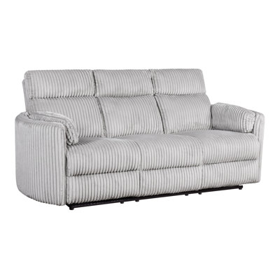 Bre 88" W Upholstered Power Reclining Sofa with USB Ports