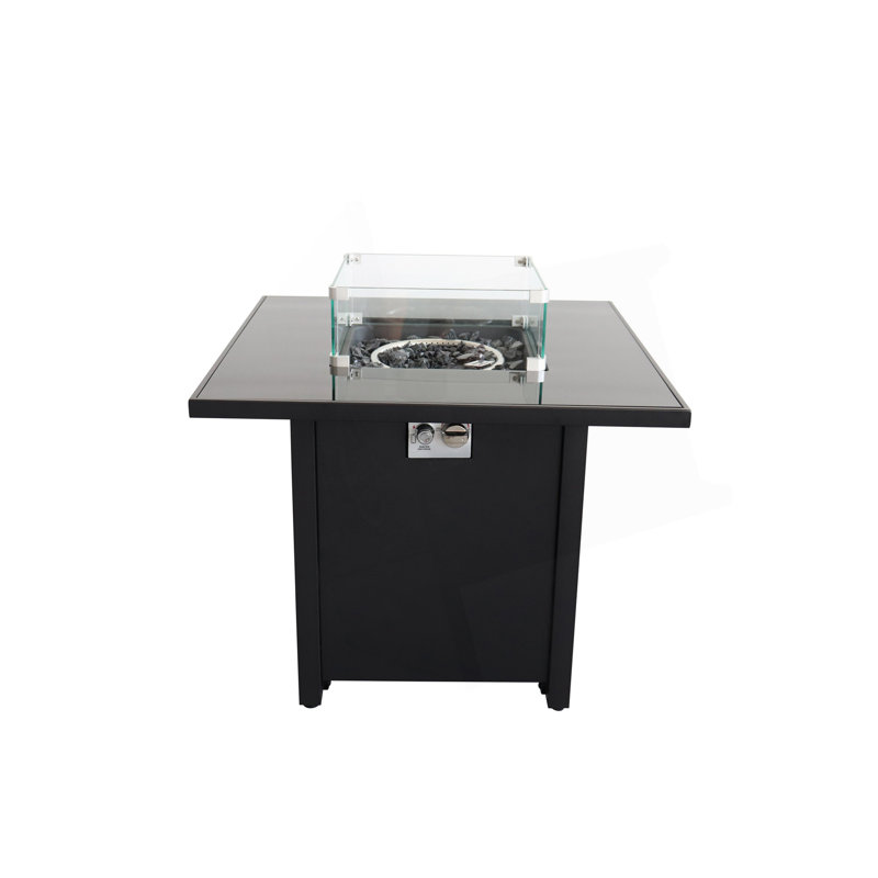 Outdoor Fire Pit For Outdoor Home Garden Backyard Fireplace (30 Inch Steel Black Color), Black