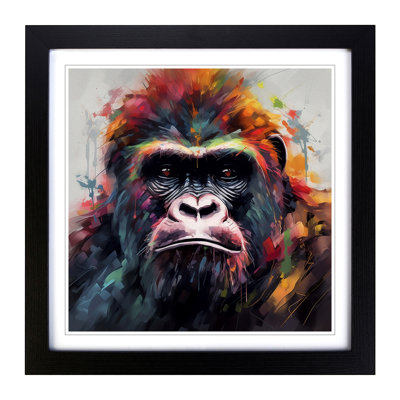 Gorilla Abstract No.1 - Framed Print