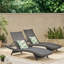 Chaise longue en osier Salem