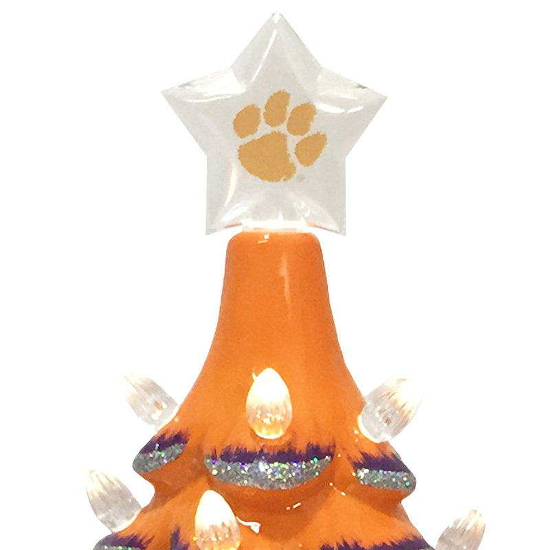 Arbre en céramique NCAA College Spirit, Tigers de Clemson