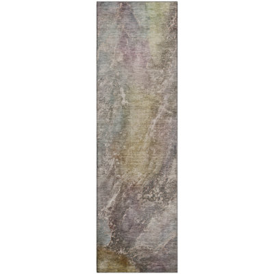 Premium Machine Washable Mayfield AMF2307 Abstract Rug