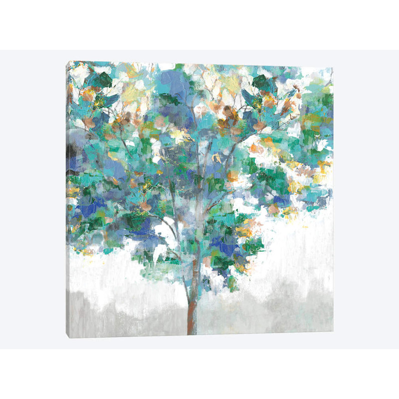 « escalade blue », impression sur toile, H 37 po x l 37 po x P 1,5 po