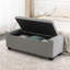 Banc de rangement avec repose-pieds 49 po-194189406