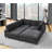 Barbarette 133.5'' Corduroy Reversible Modular Sectional-722695765