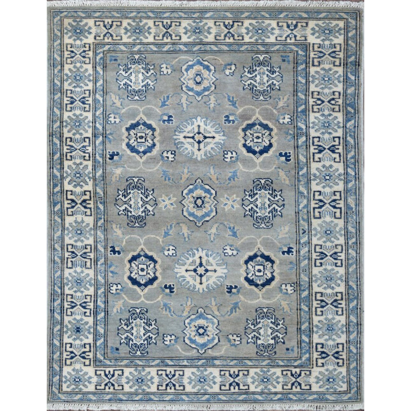 Transitional Hand Knotted Wool Oriental Area Rug