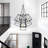7 - Light Dimmable Lantern Geometric Chandelier