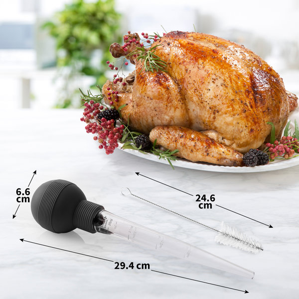 Zulay Kitchen Stainless Steel Turkey Baster for Cooking, 4 - Harris Teeter