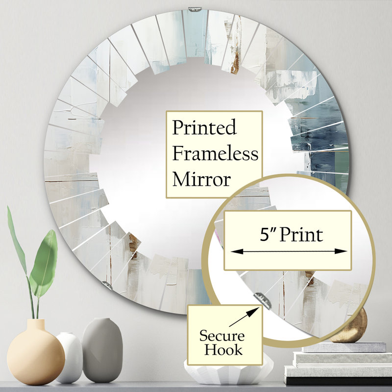Miroir mural Ballinloughan, 24 po x 24 po