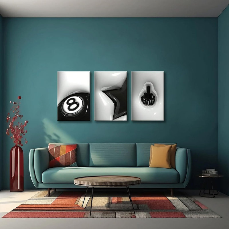 3 Piece Wrapped Canvas Print
