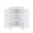 Triangular Corner Cabinet With Adjustable Shelves And Chic Doors-1413908231