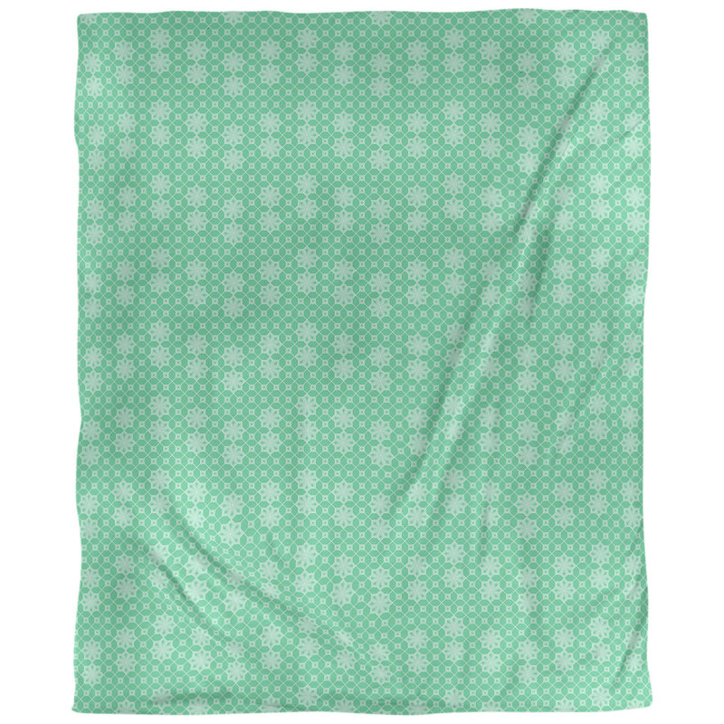 Housse de couette simple Katelyn Elizabeth, Polyester brossé, Housse de couette pour grand lit, Vert