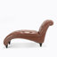 Chaise longue sans accoudoirs touffetée