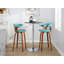 Tabouret de bar pivotant 29,25 po Gardenia-93570899