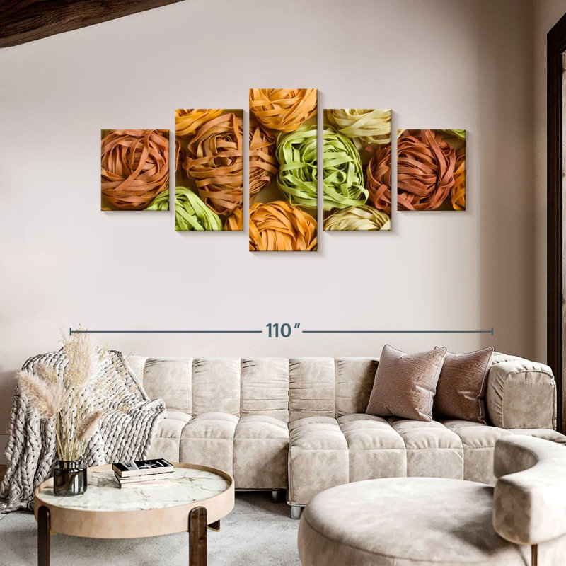 Tagliatelle, H 42 po x l 92 po