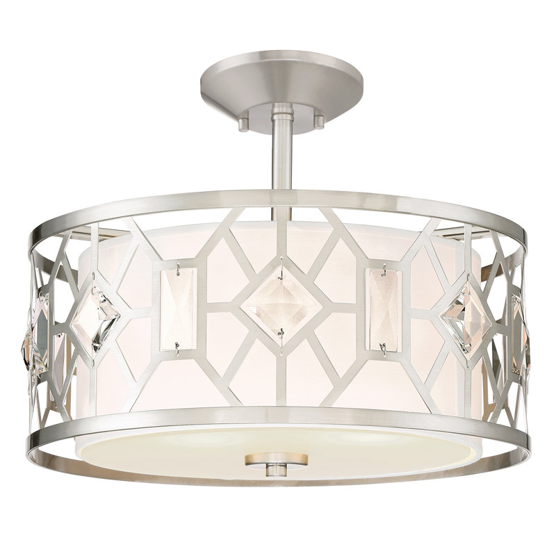 Cauthen Cotton Semi Flush Mount