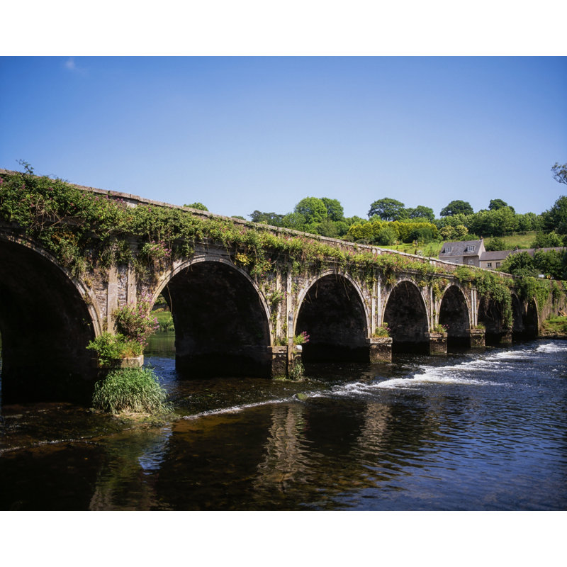 Rivière Inistioge, Nore Co, Kilkenny, Irlande; Pont sur une rivière par The Irish Image Collection / photos de design (17 x 13)