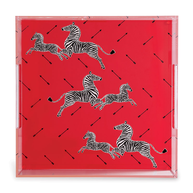 Scalamandre Tray, Red