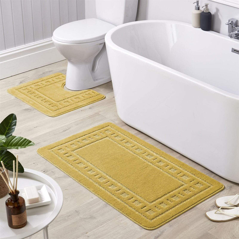 Non-Slip Bath Mat, Yellow