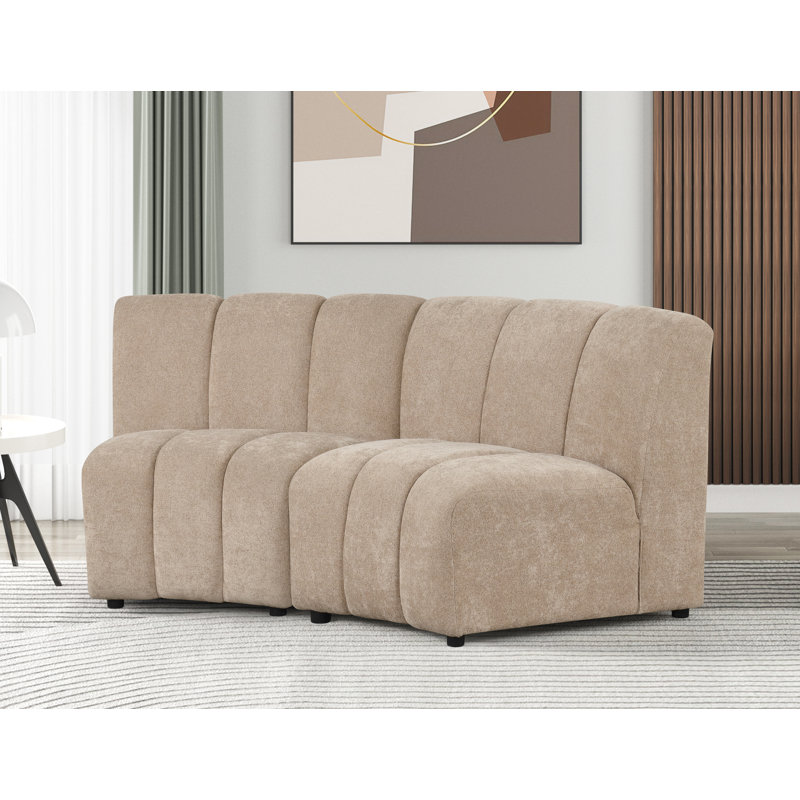 Ensemble de sièges modulaires 2 pièces Myriad, Tissu chameau