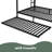Metal Bunk Bed With Trundle, Black-361183055