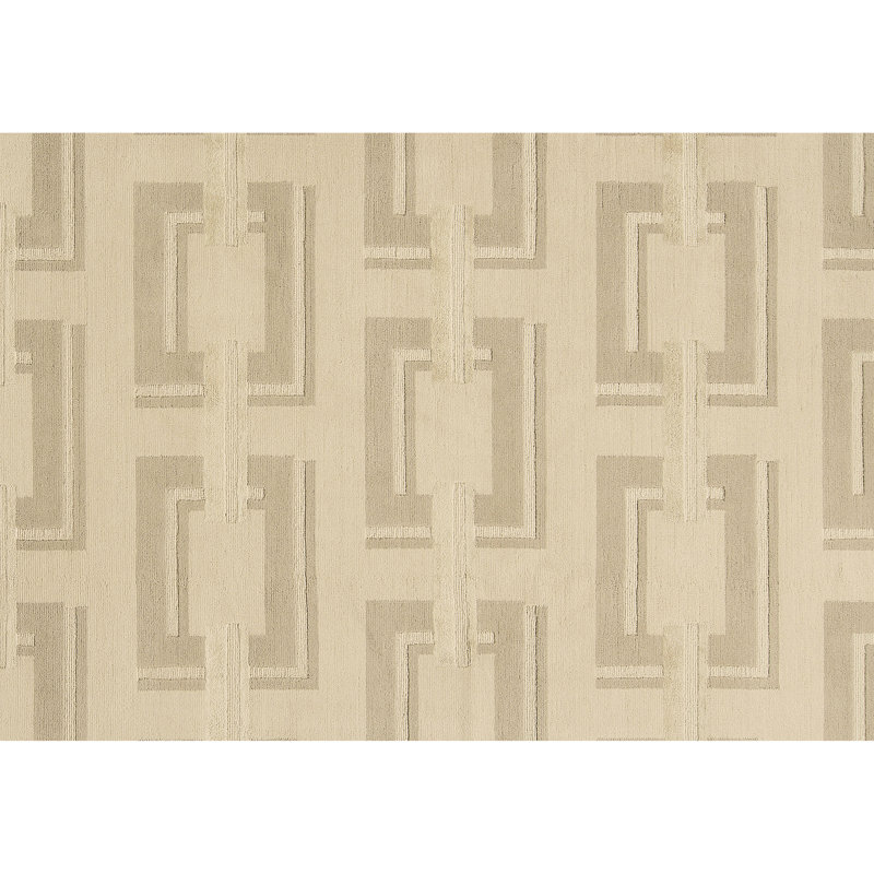 Tapis rectangulaire en marbre / ivoire, Rectangle 8 pi x 10 pi